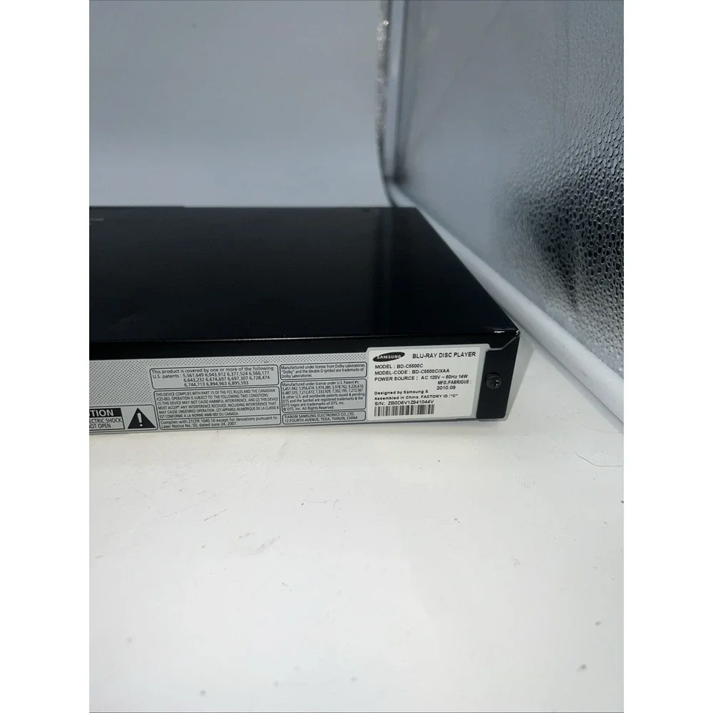 Samsung BD-C5500C Network Blu-ray Player ~Tested~No Remote